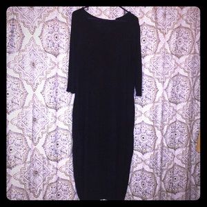 Modest Black Bubble Dress
